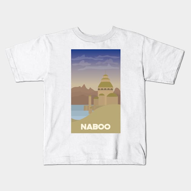 Naboo Kids T-Shirt by mikineal97